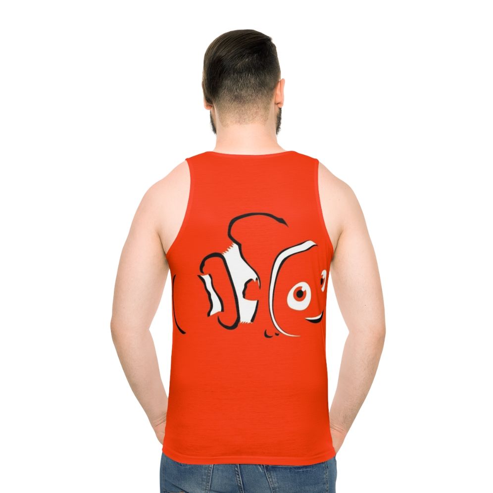 Unisex Finding Nemo Inspired Fishing Tank Top - men back