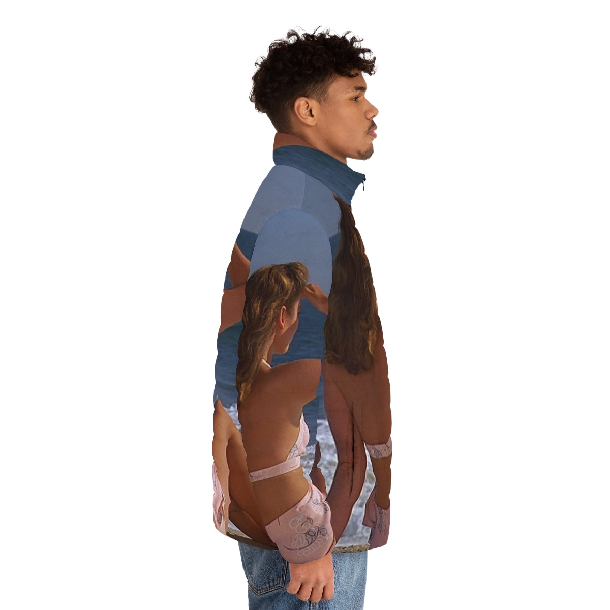 Barton Fink inspired puffer jacket for film buffs and cinephiles - men side right