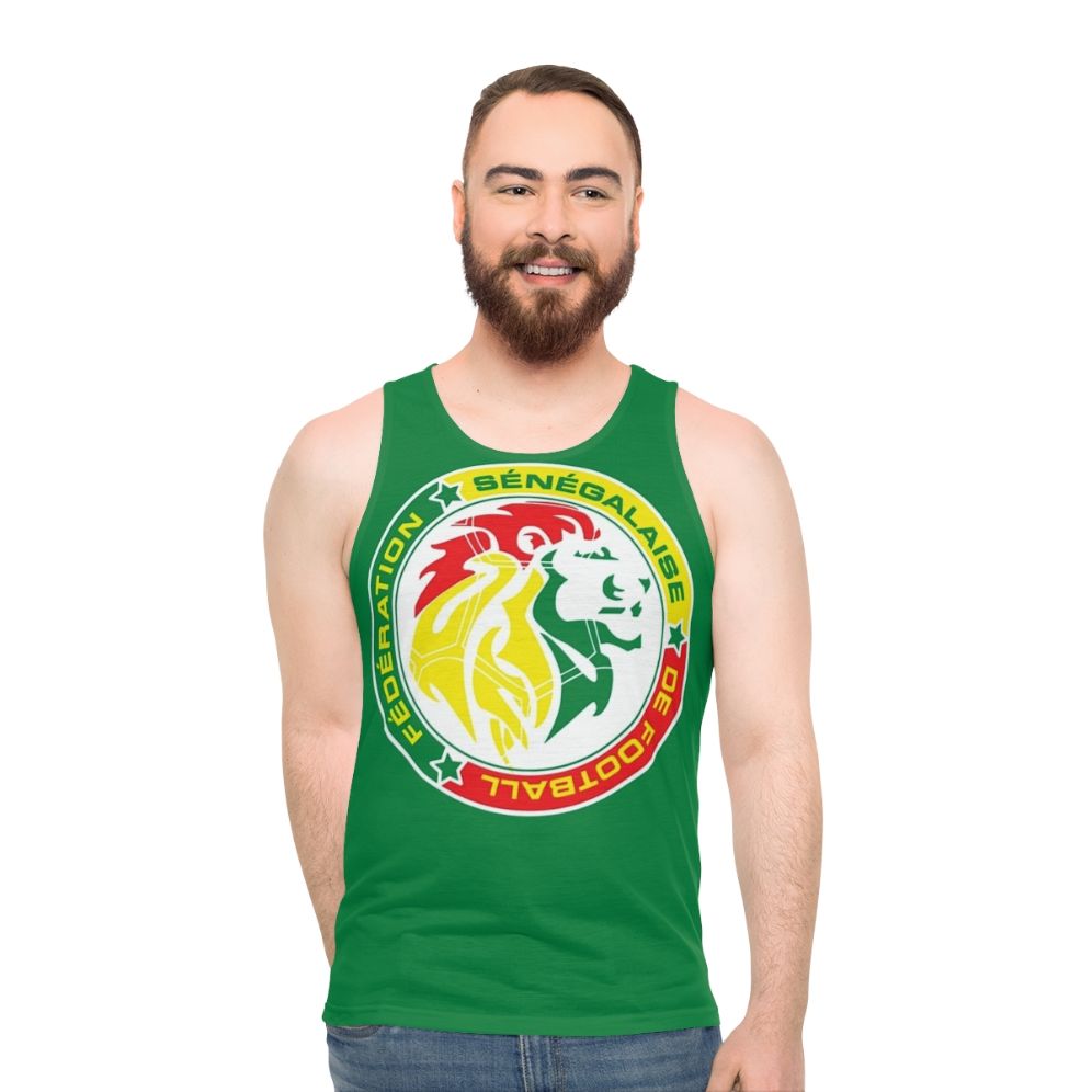 Senegalese Football Team Unisex Tank Top - men