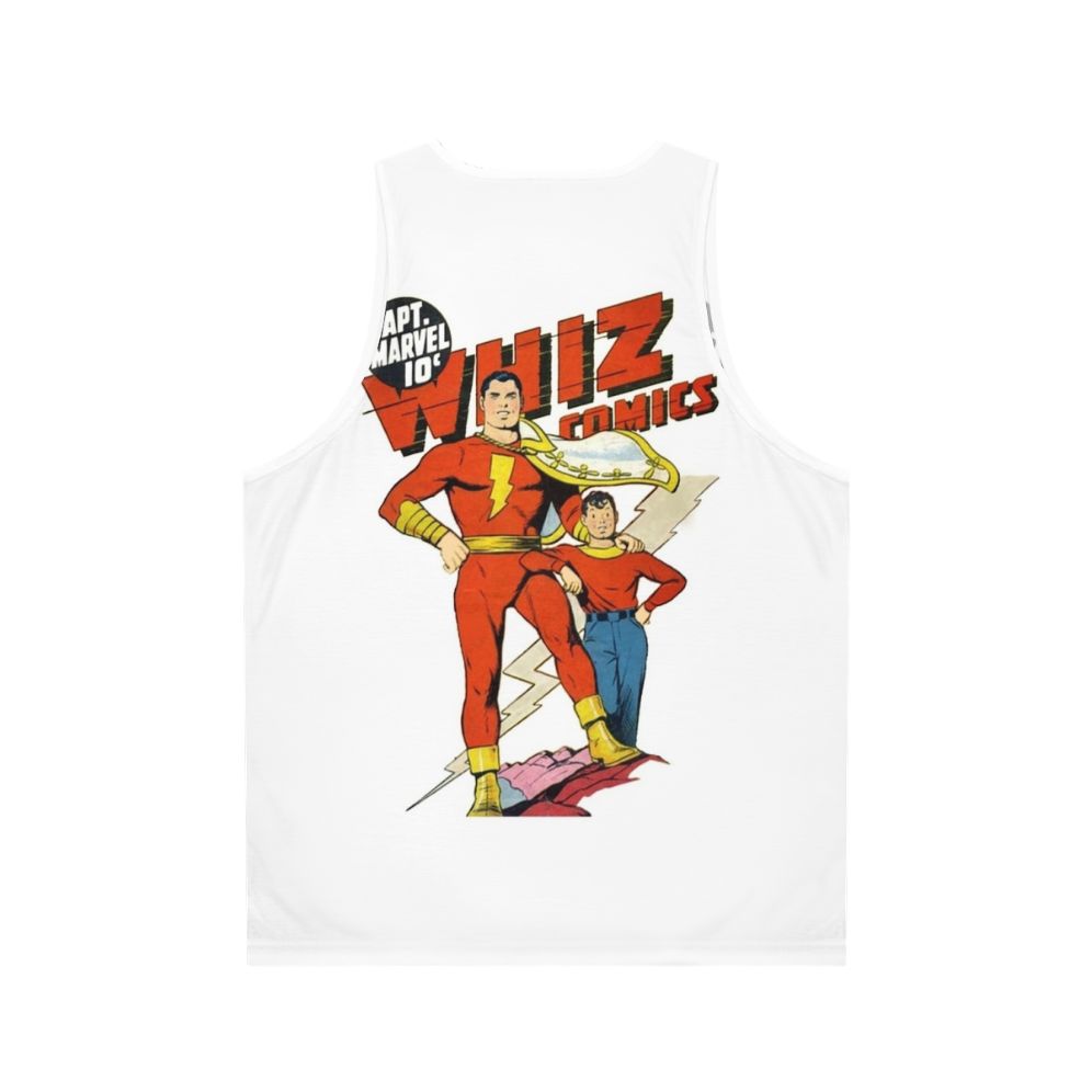 Whiz Comics Golden Age Unisex Tank Top - Back