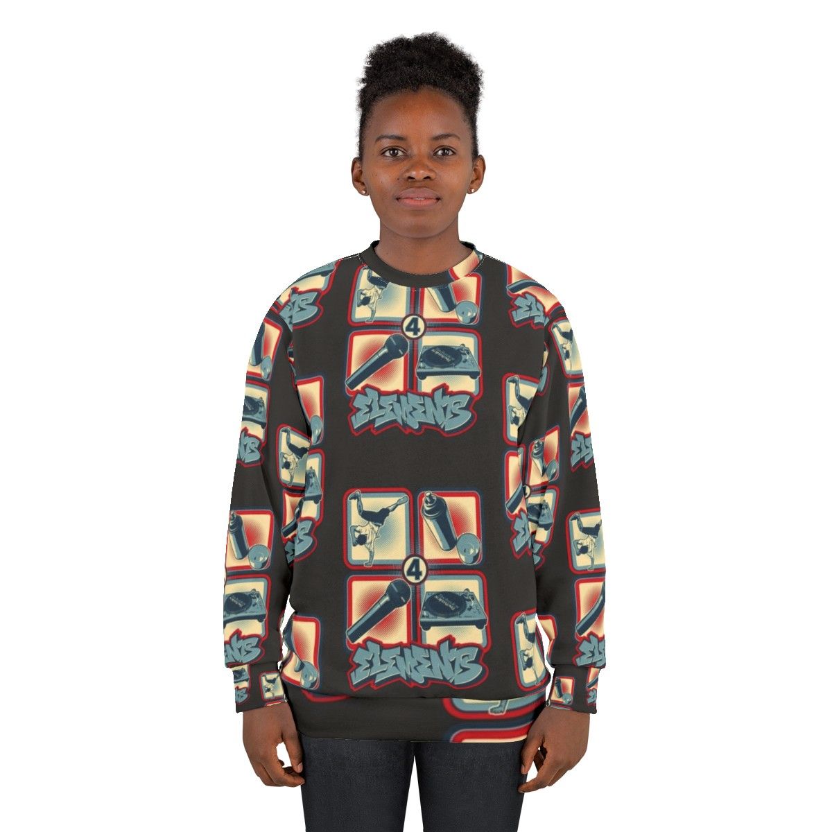 4 Elements of Hip Hop Sweatshirt - women