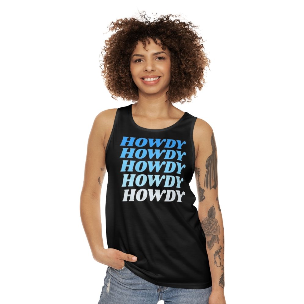 Howdy Howdy Howdy Unisex Western Cowboy Country Tank Top - women