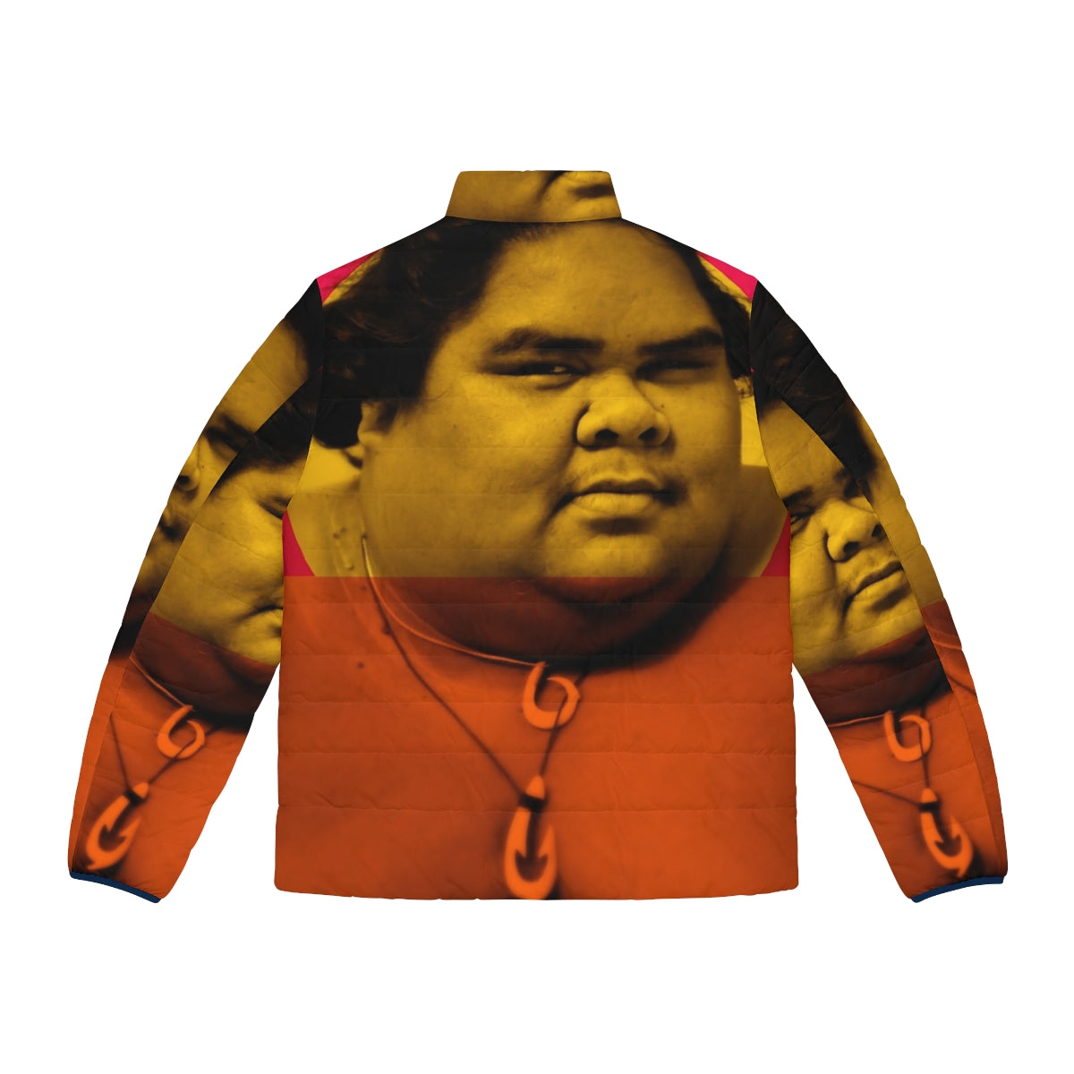 Endless Iz Puffer Jacket featuring the iconic Hawaiian singer Israel Kamakawiwo'ole - Back