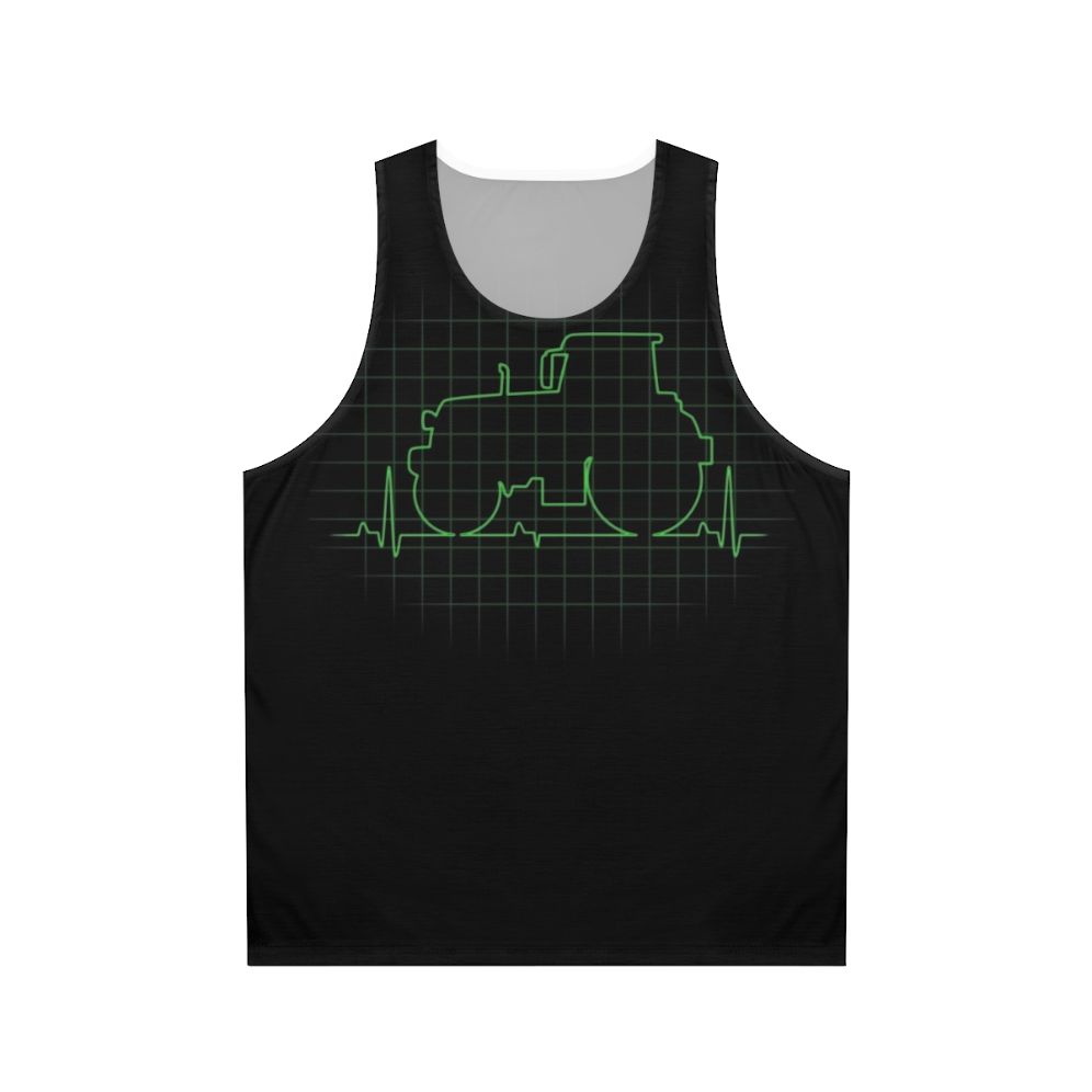 Tractor Farmer Unisex Tank Top