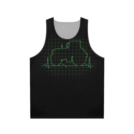 Tractor Farmer Unisex Tank Top