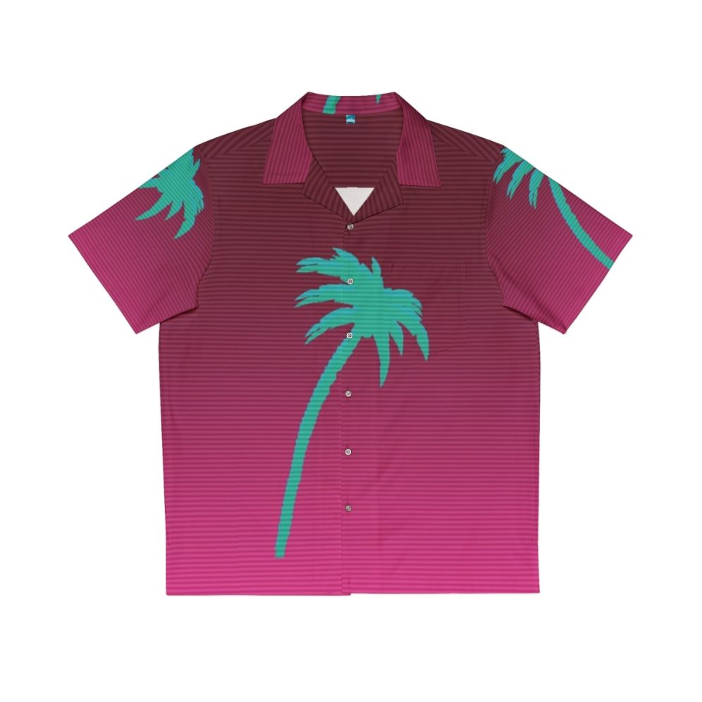 Hotline Miami Palmtree Hawaiian Shirt