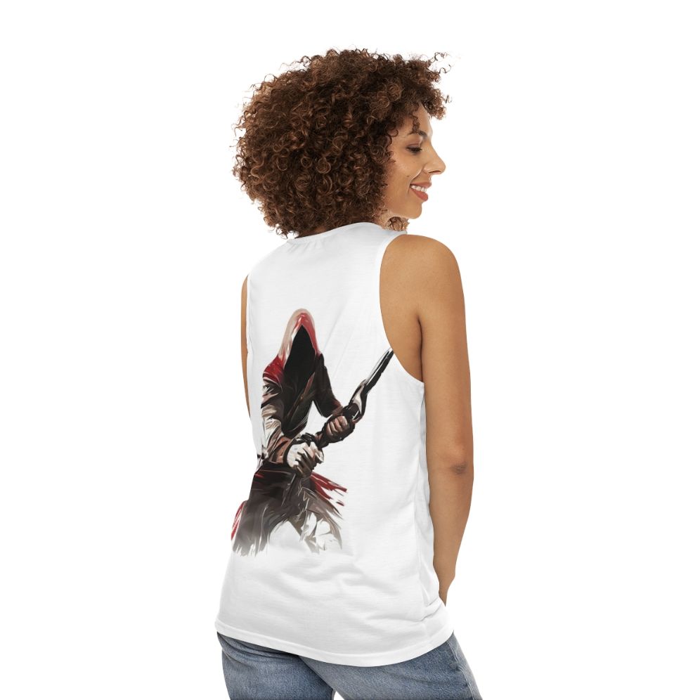 Assassin's Creed Unisex Gaming Tank Top - women back