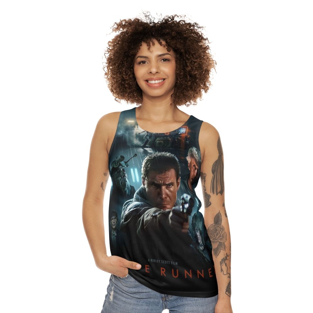 Blade Runner Unisex Sci-Fi Movie Tank Top - women