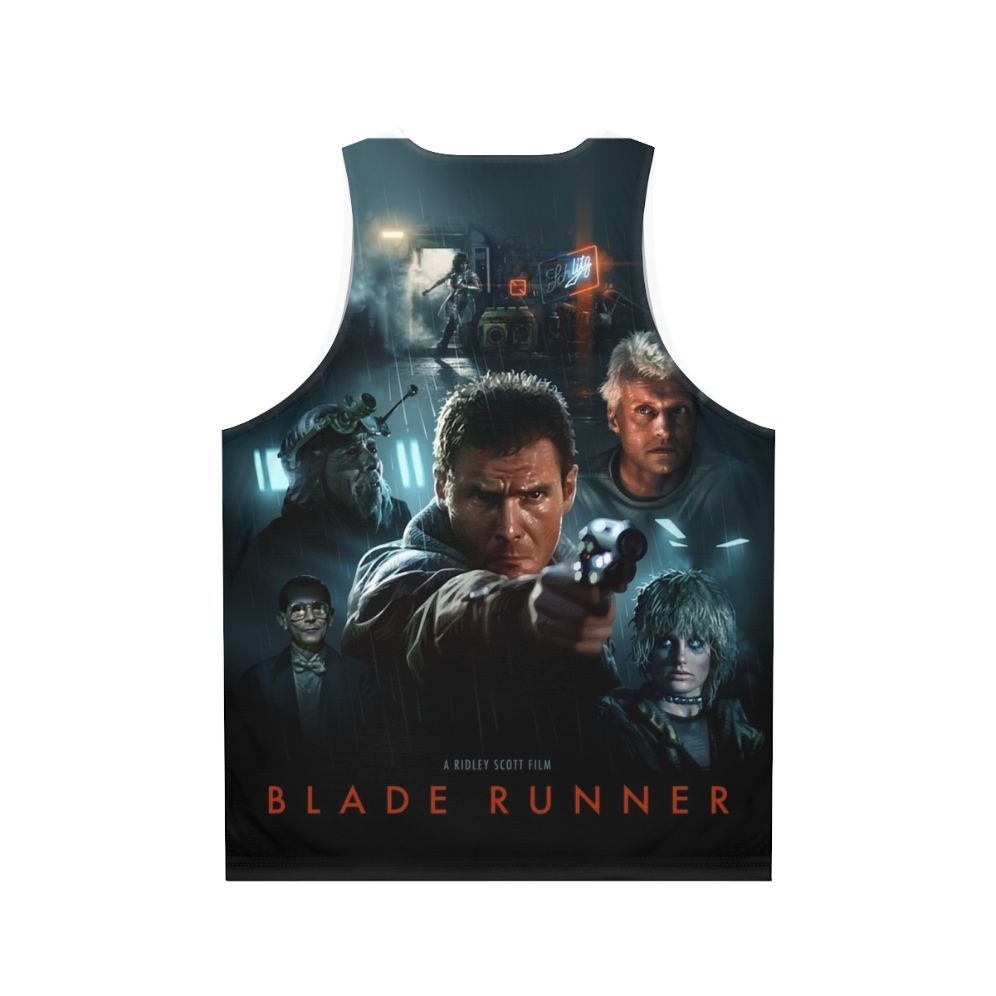 Blade Runner Unisex Sci-Fi Movie Tank Top - Back