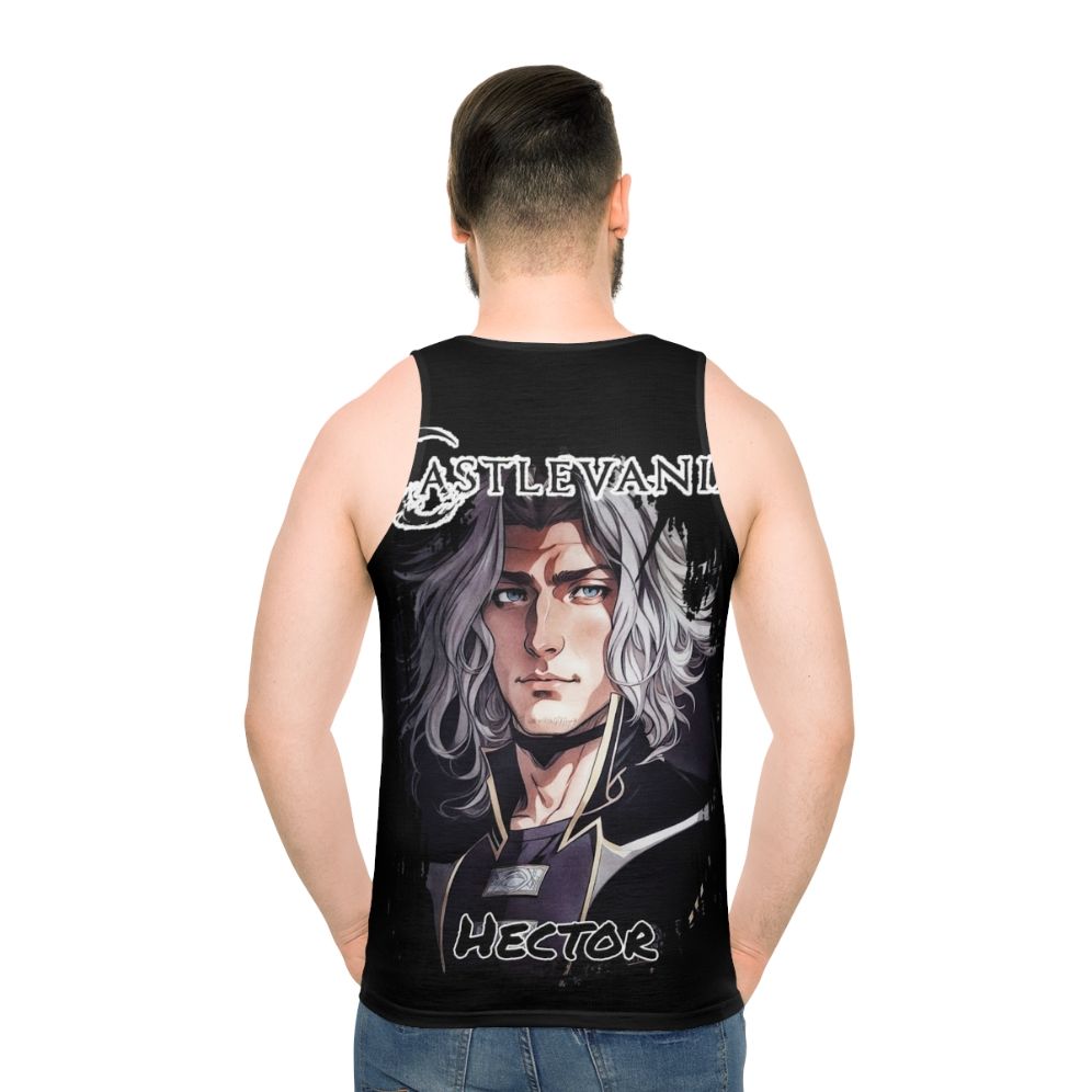 Castlevania Netflix Forge Master Unisex Tank Top - men back