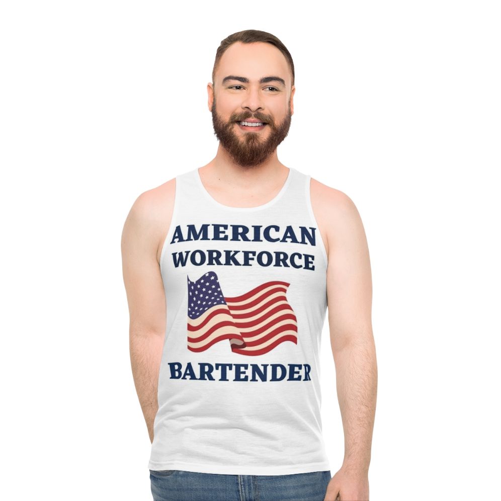 Bartender American Workforce Unisex Tank Top - men