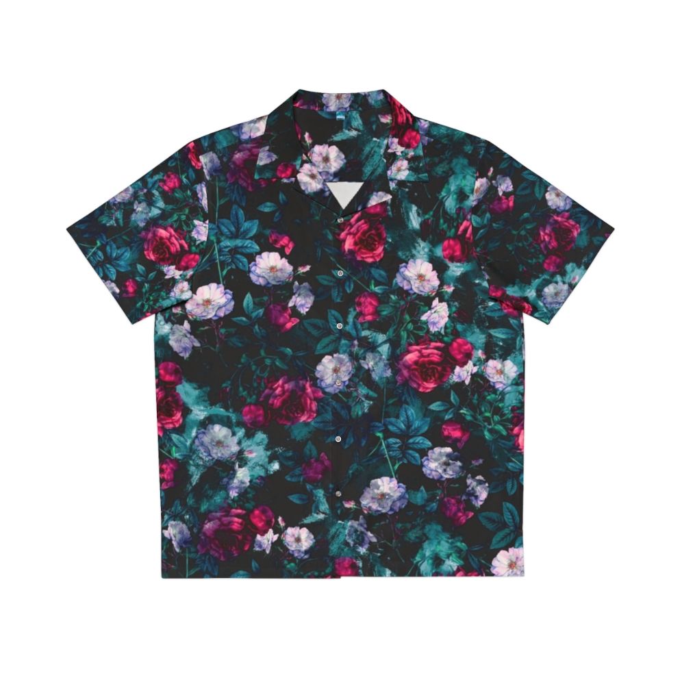 Vintage floral abstract Hawaiian shirt