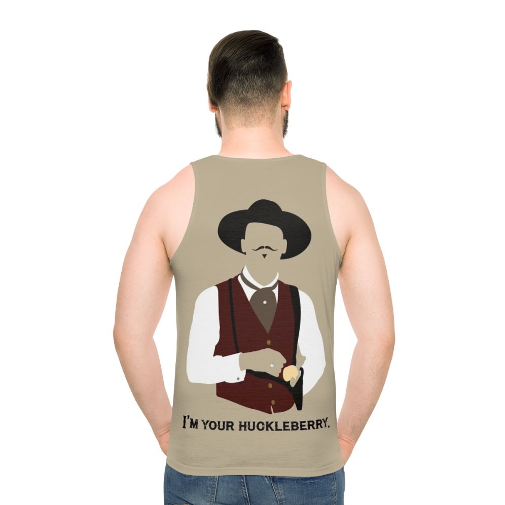 Tombstone "I'm Your Huckleberry" Unisex Tank Top - men back