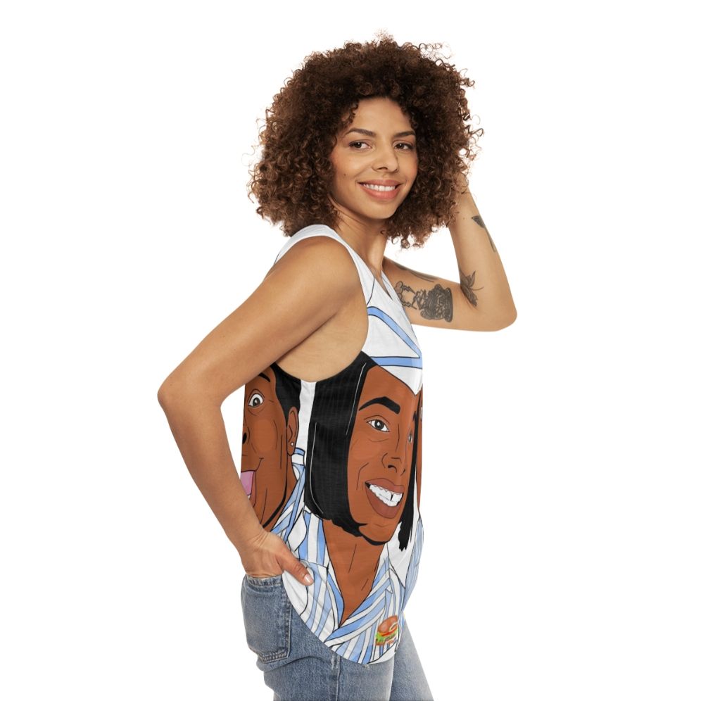 Good Burger Unisex Tank Top - women side