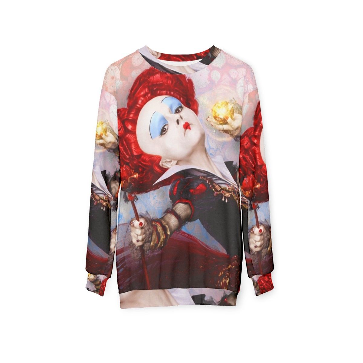 Alice in Wonderland Red Queen Graphic Sweatshirt - hanging