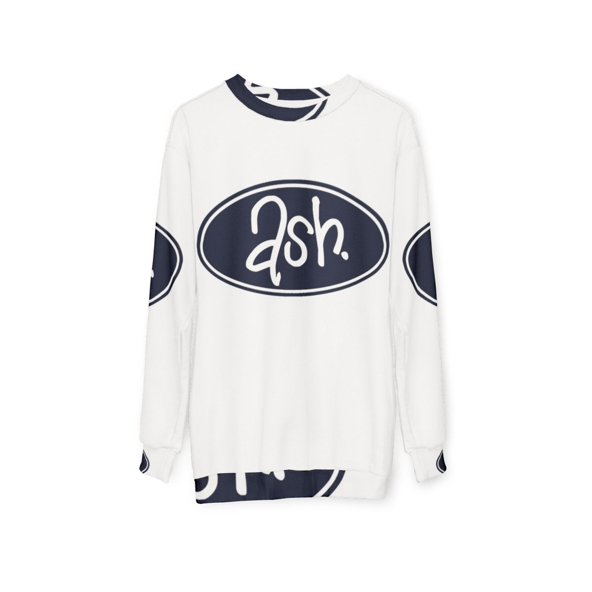 Ash Band Logo Sweatshirt - Music Merchandise - hanging