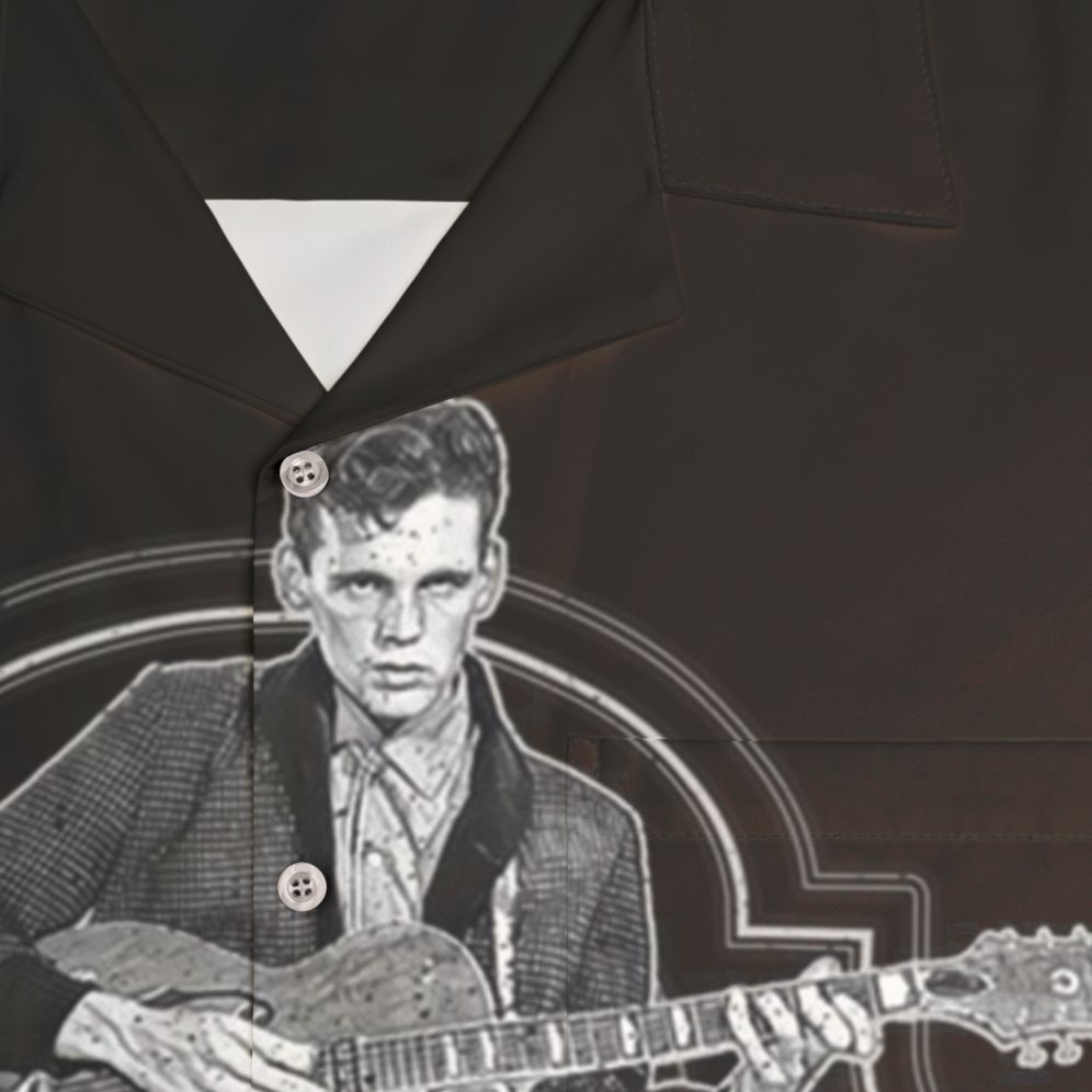 Duane Eddy Rebel Rouser Tribute Hawaiian Shirt - Detail