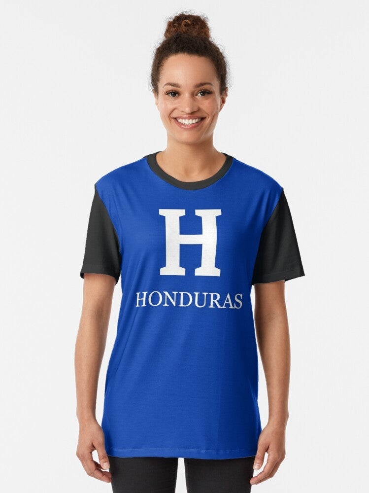 Honduras Honduran Football National Team White Graphic T-Shirt - Women