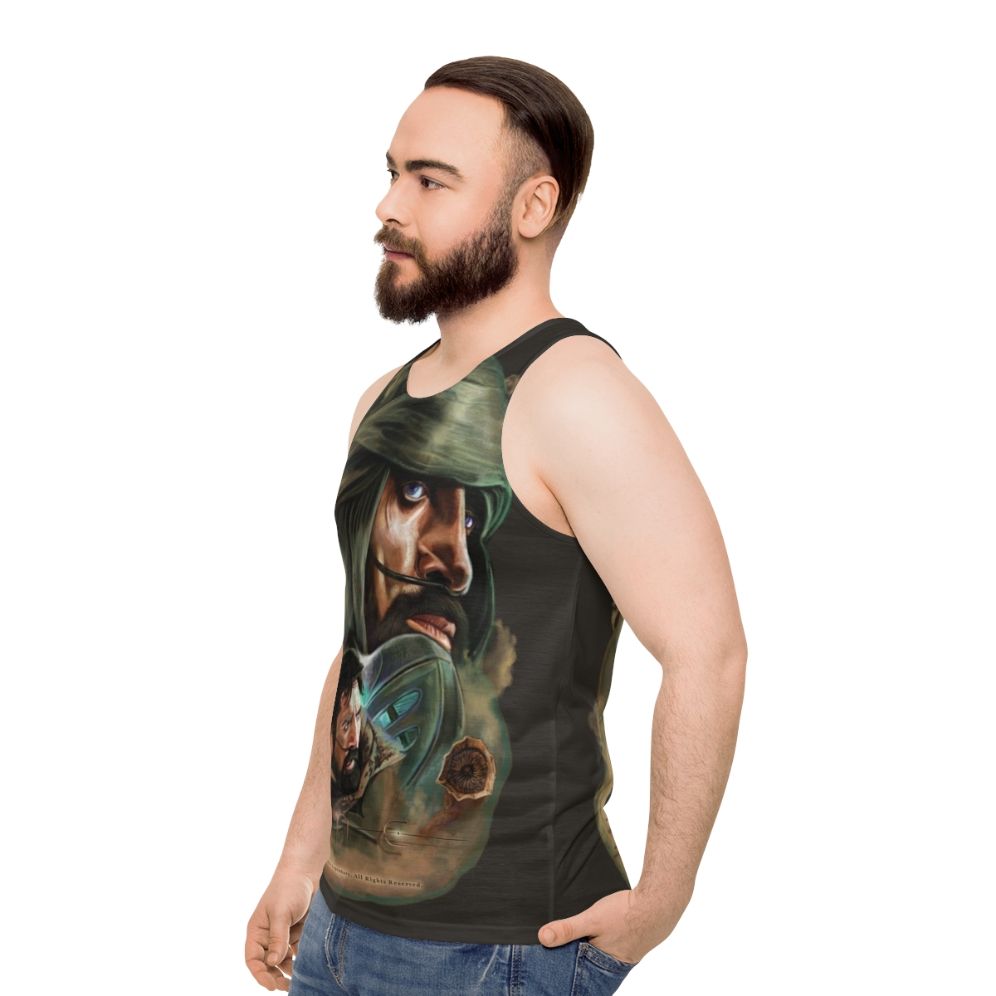 Dune Stilgar Painting Unisex Tank Top - men side