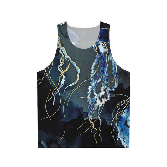 Metallic Ocean Iii Unisex Contemporary Tank Top