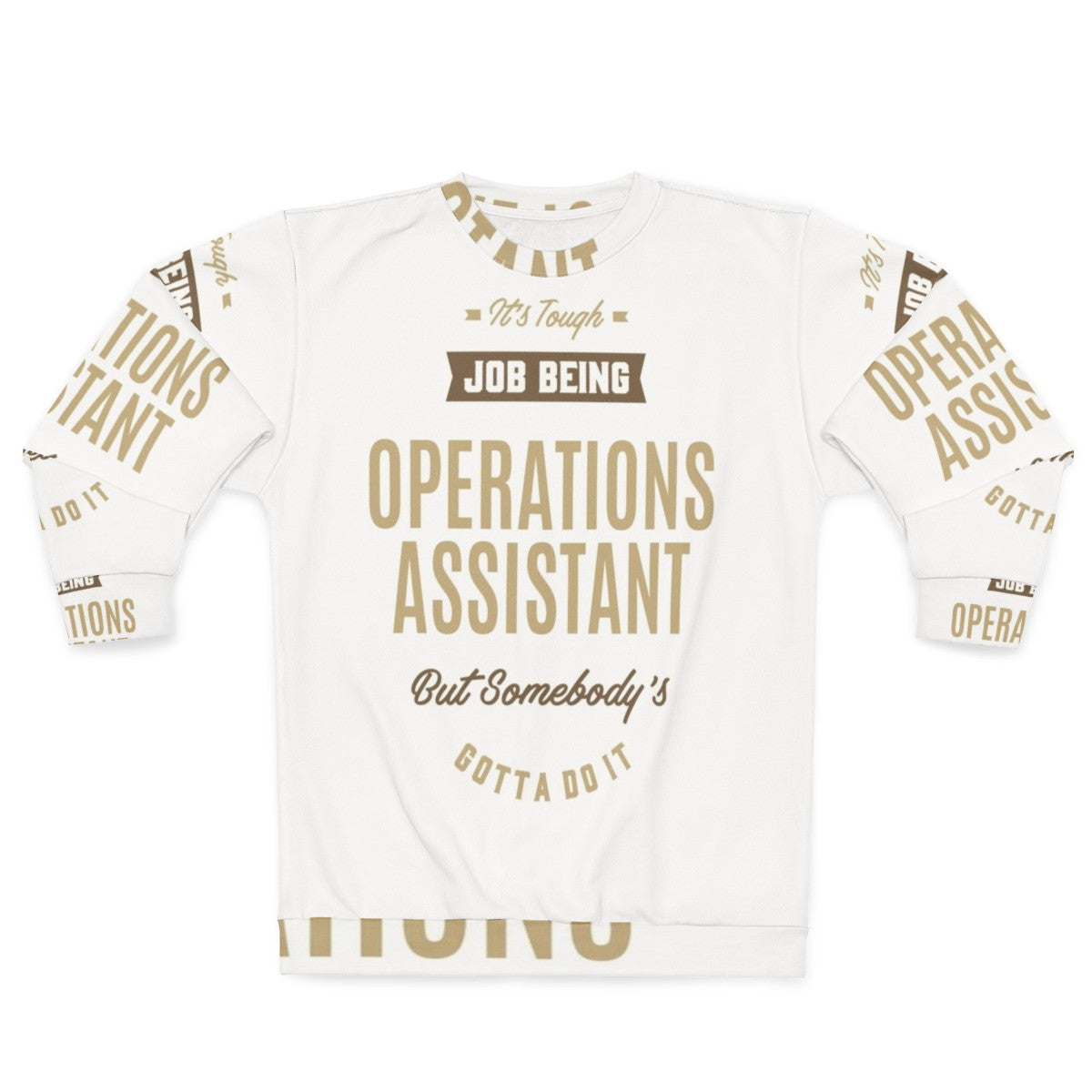 Operations Assistant Sweatshirt with Graphic Design