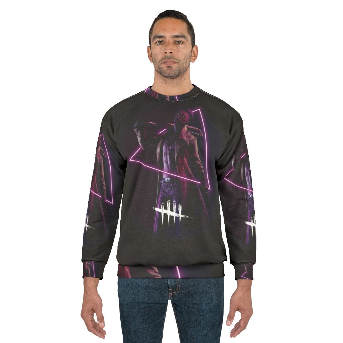 Neon Trickster Sweatshirt for Dead by Daylight Fans - men