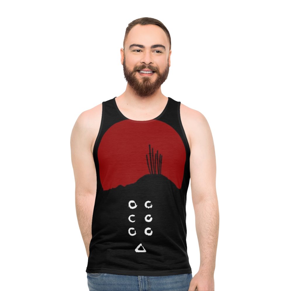 Unisex Samurai-Inspired Tank Top - men