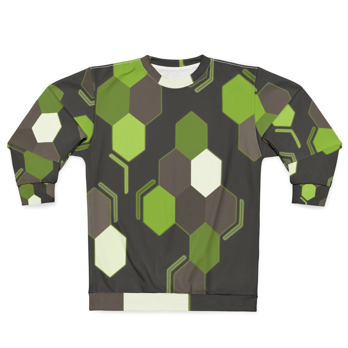 Hexagonal scales Zygarde pokemon sweatshirt design