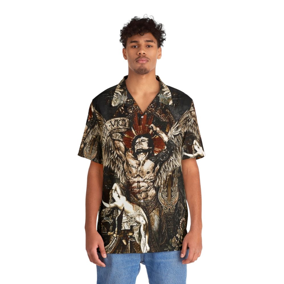 Zyzz Art HQ Artwork Hawaiian Shirt for Electronic Music Fans - People Front