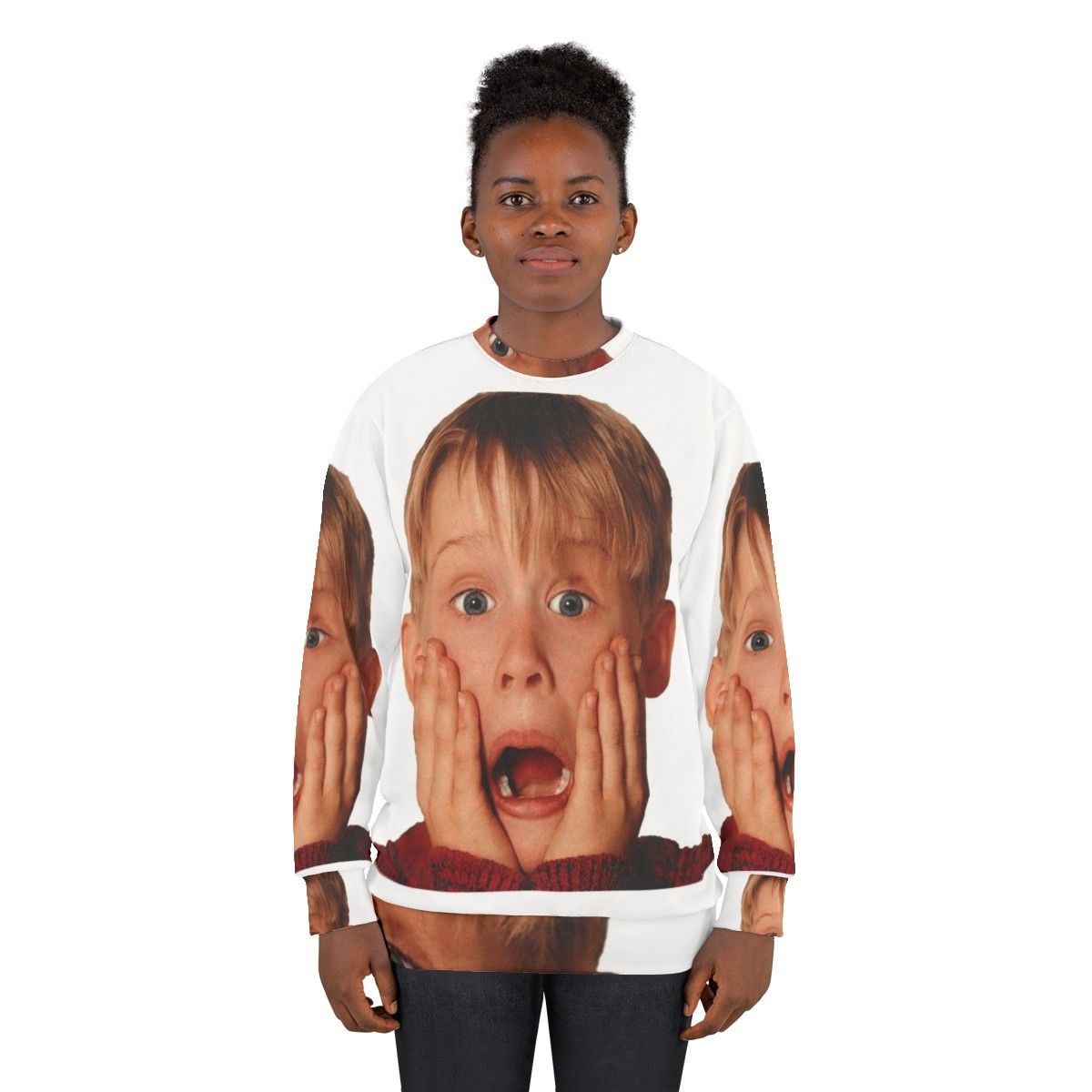 Macauly Culkin Home Alone Christmas Sweatshirt - women