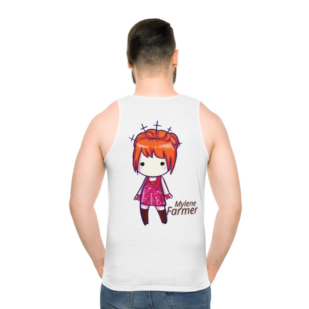 Mylene Farmer Unisex Tank Top - men back