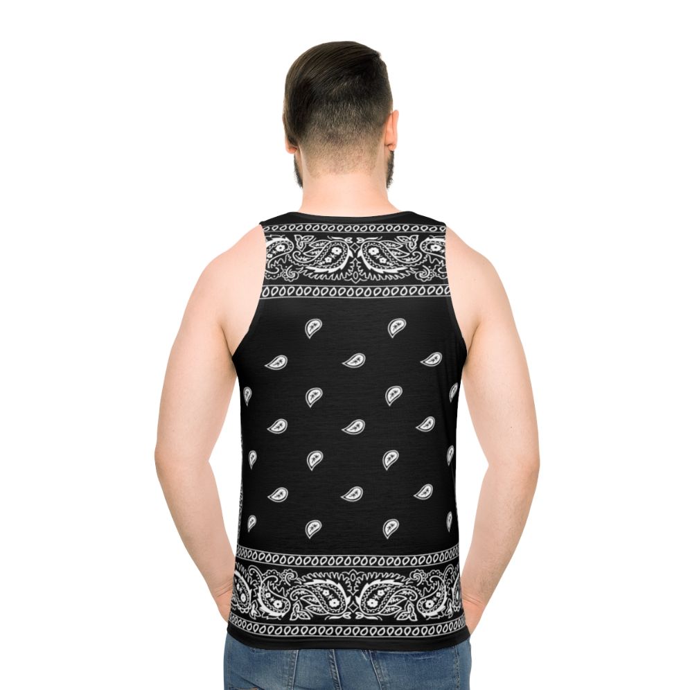 Bandana unisex tank top - men back