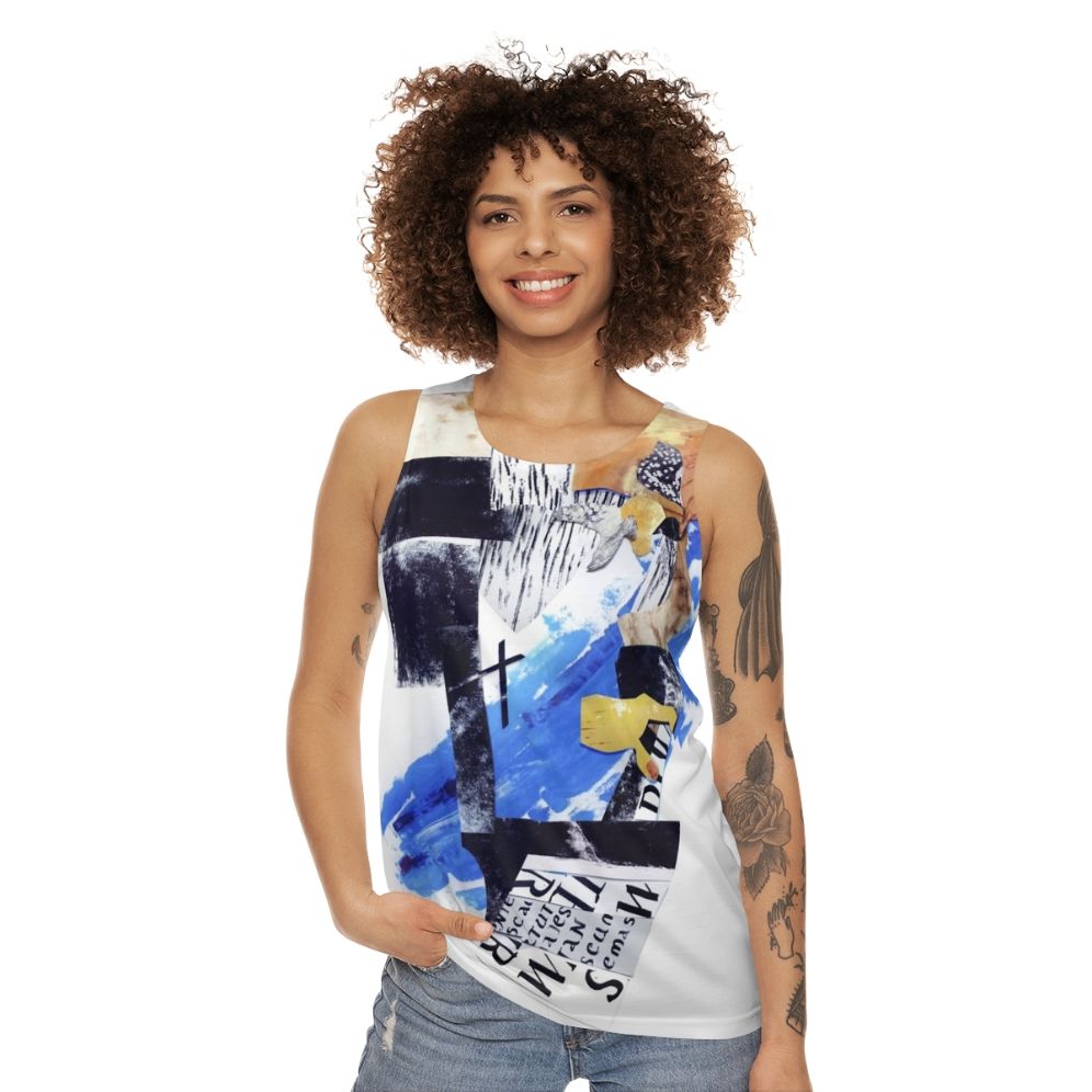 Arvo Part inspired minimalist unisex tank top - women