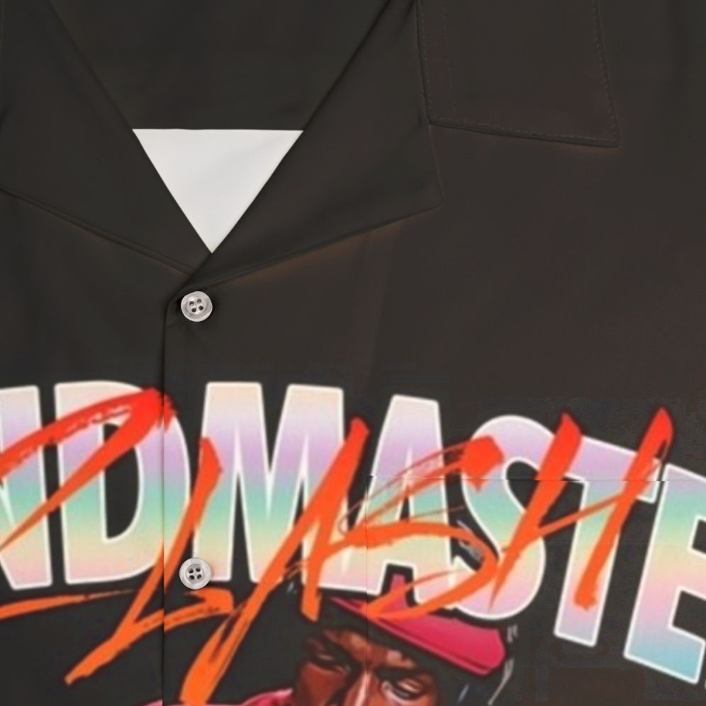 Vintage Grandmaster Flash Hawaiian Shirt - Detail