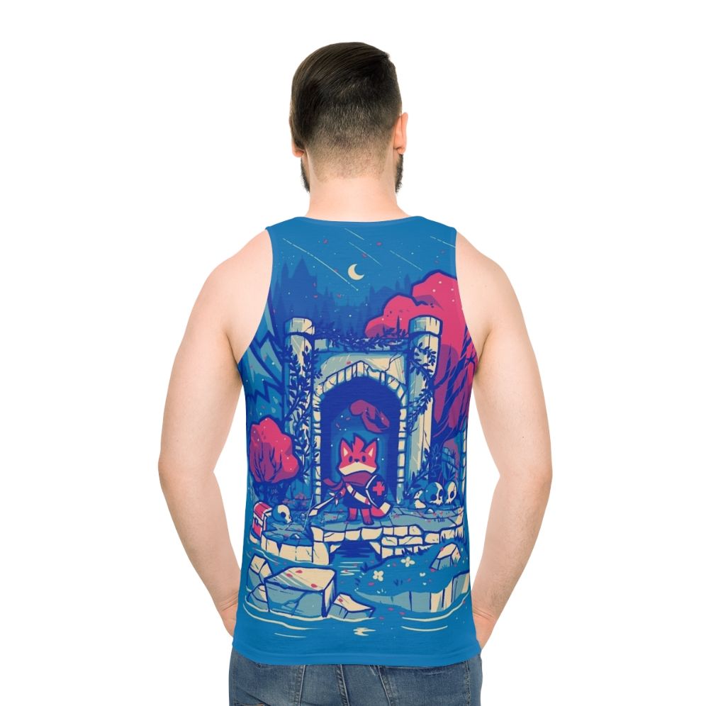 Retro gaming tunic tank top - men back