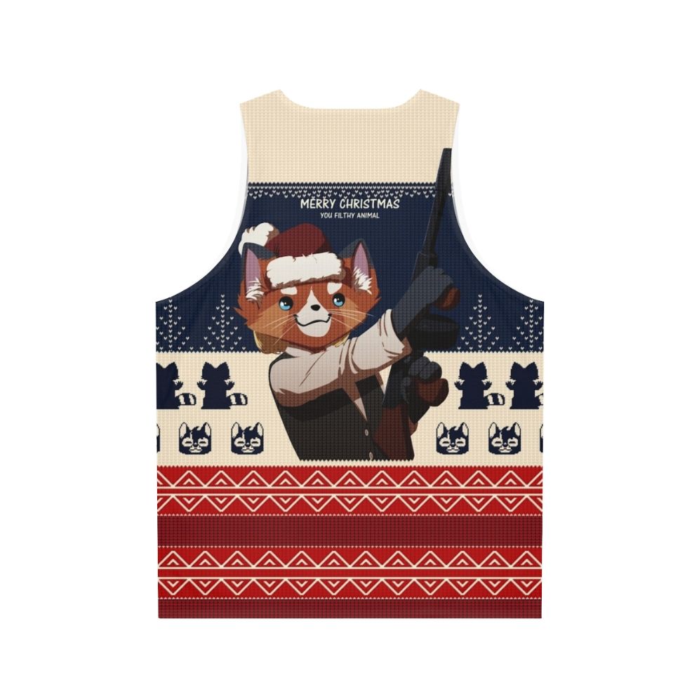 Home Alone inspired Christmas unisex tank top - Back