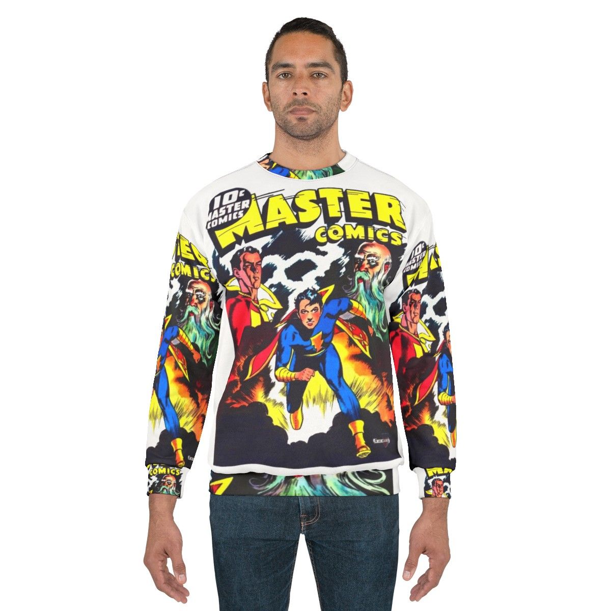 Vintage Master Comics No 23 Comic Book Sweatshirt - men