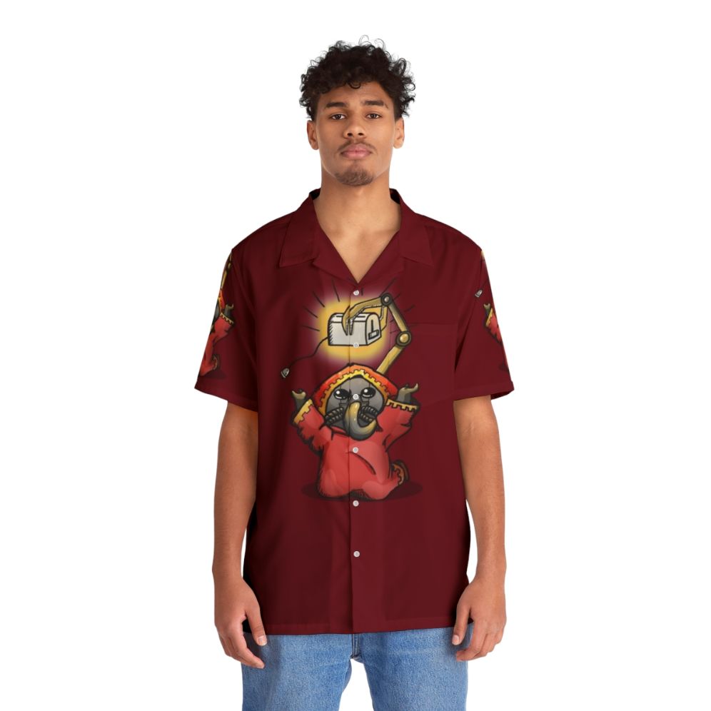 Hazelberry Toaster Priest Hawaiian Shirt for Warhammer 40k Space Marines - People Front