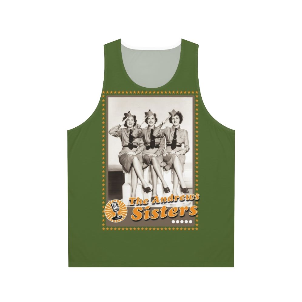 Vintage Andrews Sisters Unisex Tank Top