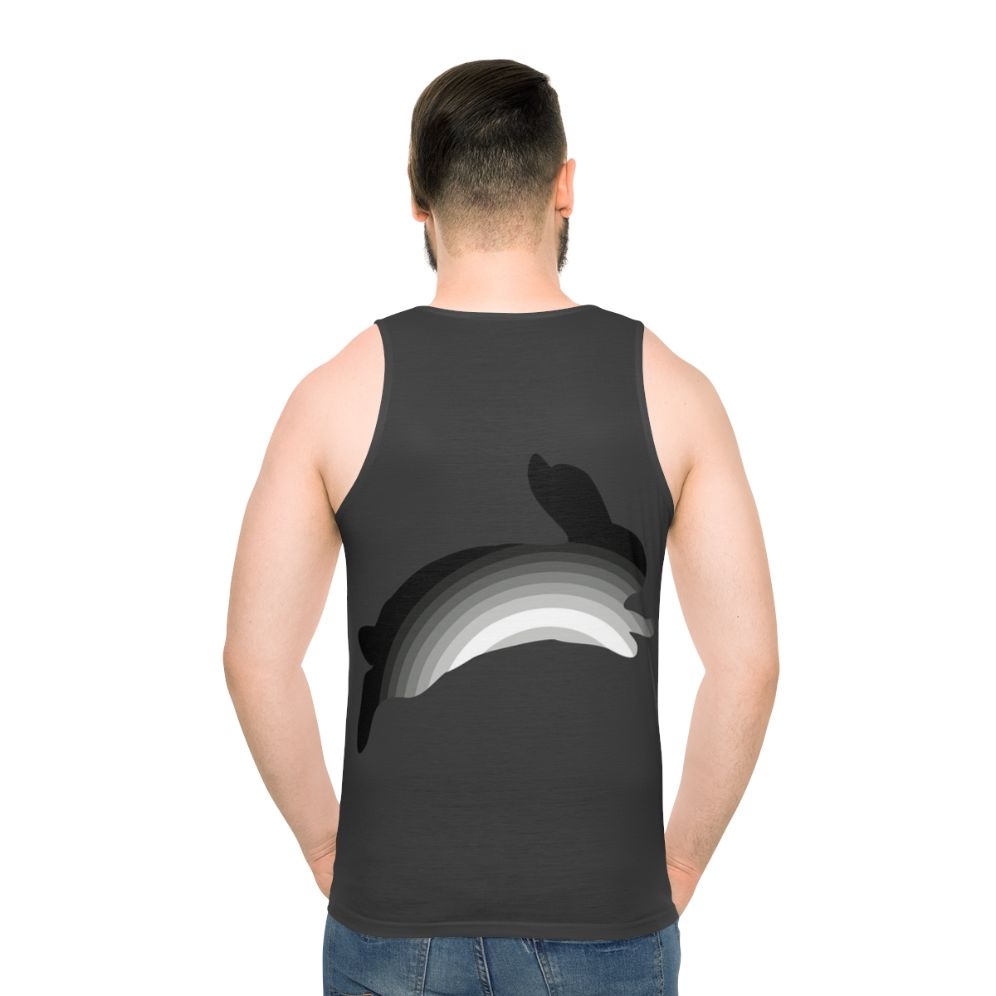 Legendary Bunny Unisex Tank Top - men back