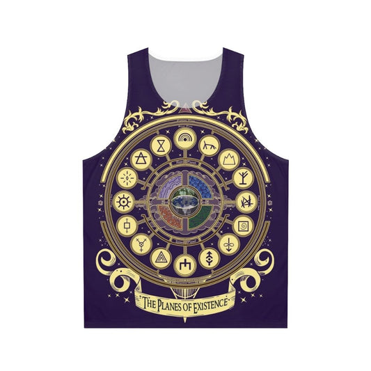 Planes of existence fantasy gaming tank top