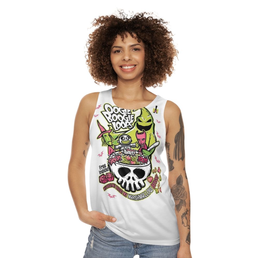 Nightmare Before Christmas Oogie Boogie Unisex Looped Tank Top - women