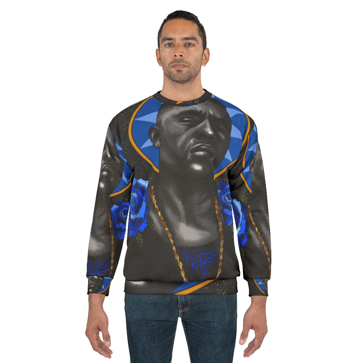 Boosie Badazz Sweatshirt featuring urban and rap music inspired design - men