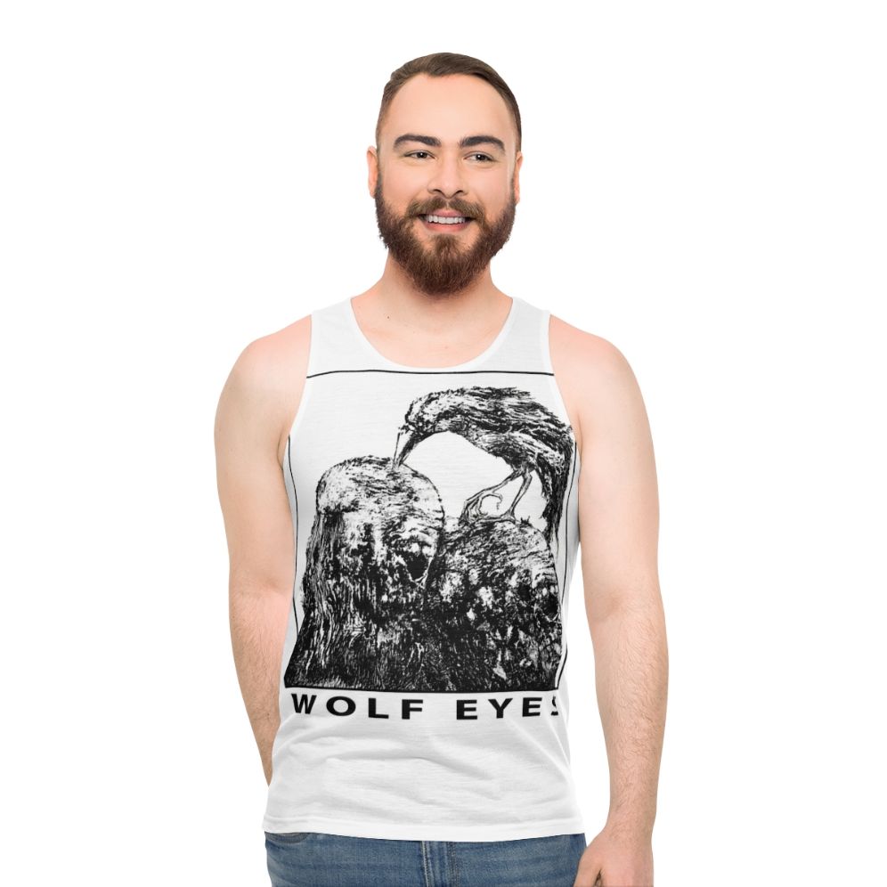 Wolf Eyes Burned Mind Unisex Tank Top - men