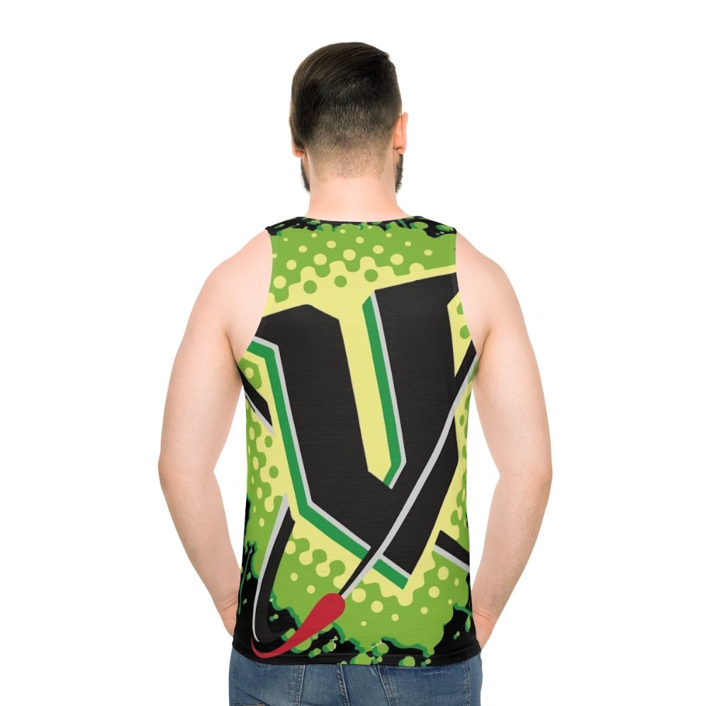 V Energy Logo Unisex Tank Top - men back