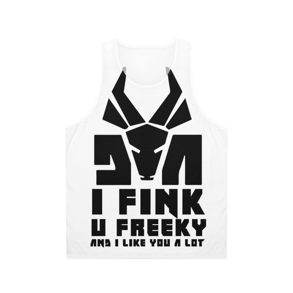 Unisex Hip Hop and Goth Inspired Tank Top