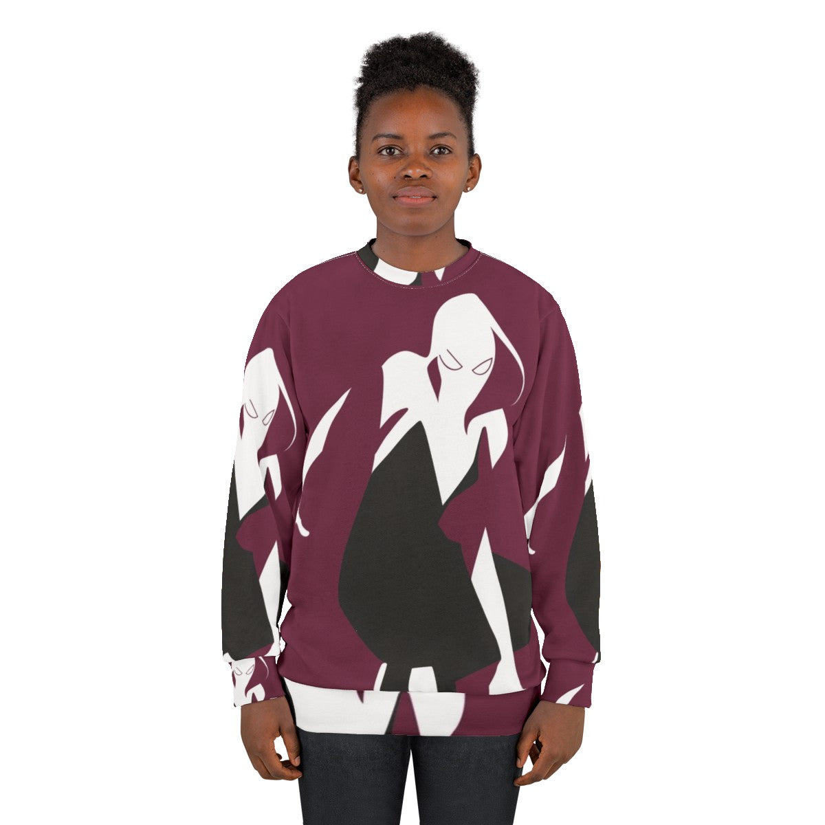 Spider Gwen Sweatshirt featuring the iconic Marvel Comics character - women