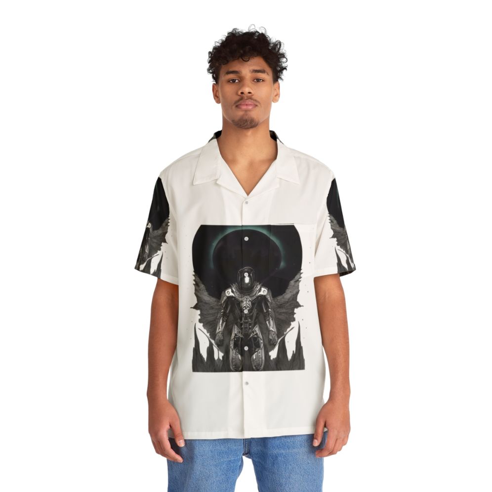 Walker Between Realms Horror Hawaiian Shirt - People Front