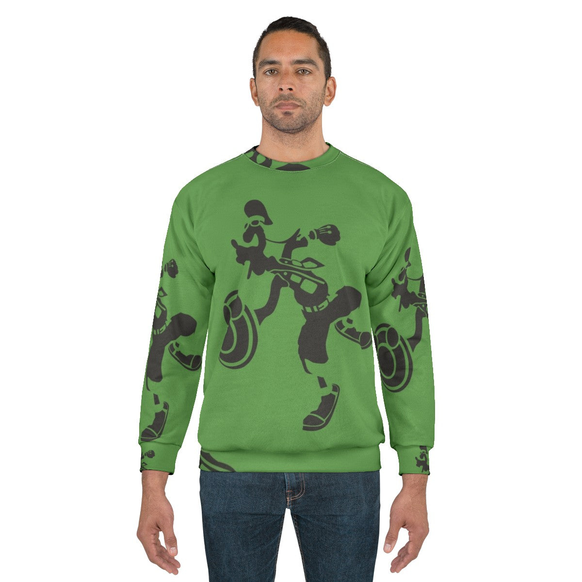 Goofy Sweatshirt with Minimalist Design - men