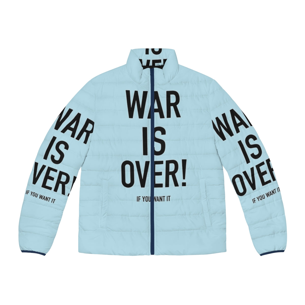 John Lennon "War Is Over" Vintage Puffer Jacket